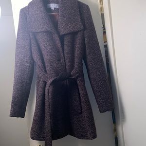 Women’s Brown wool blend coat very warm Size 10